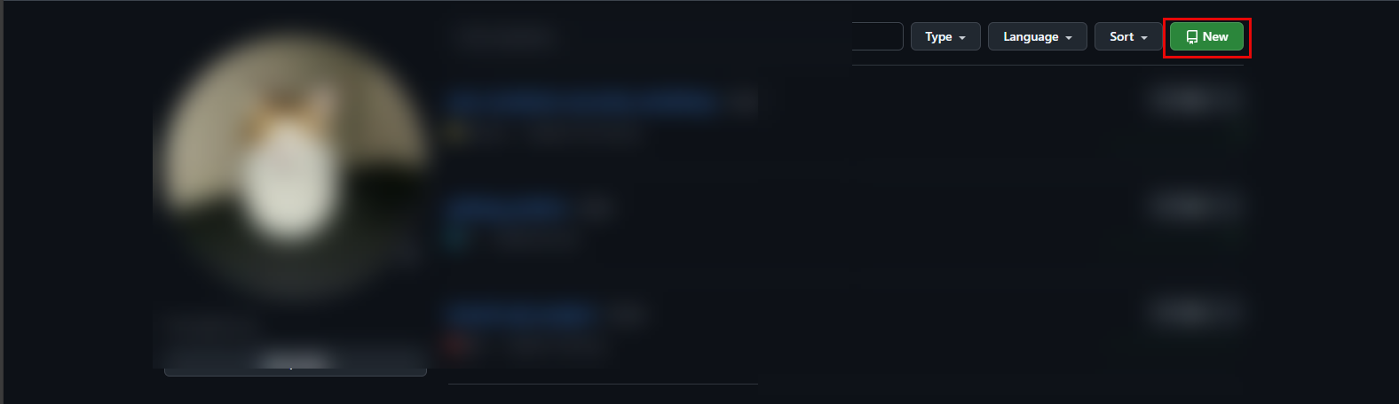 Create new repository on GitHub