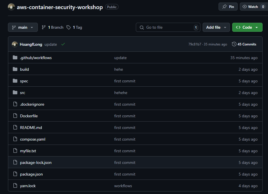 Connect and push source code to new repository
